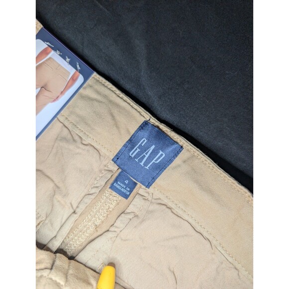 GAP Womens Slim Ankle Pants Size 4 Tan Khaki Stretch Cotton Chino NWT - Picture 5 of 8